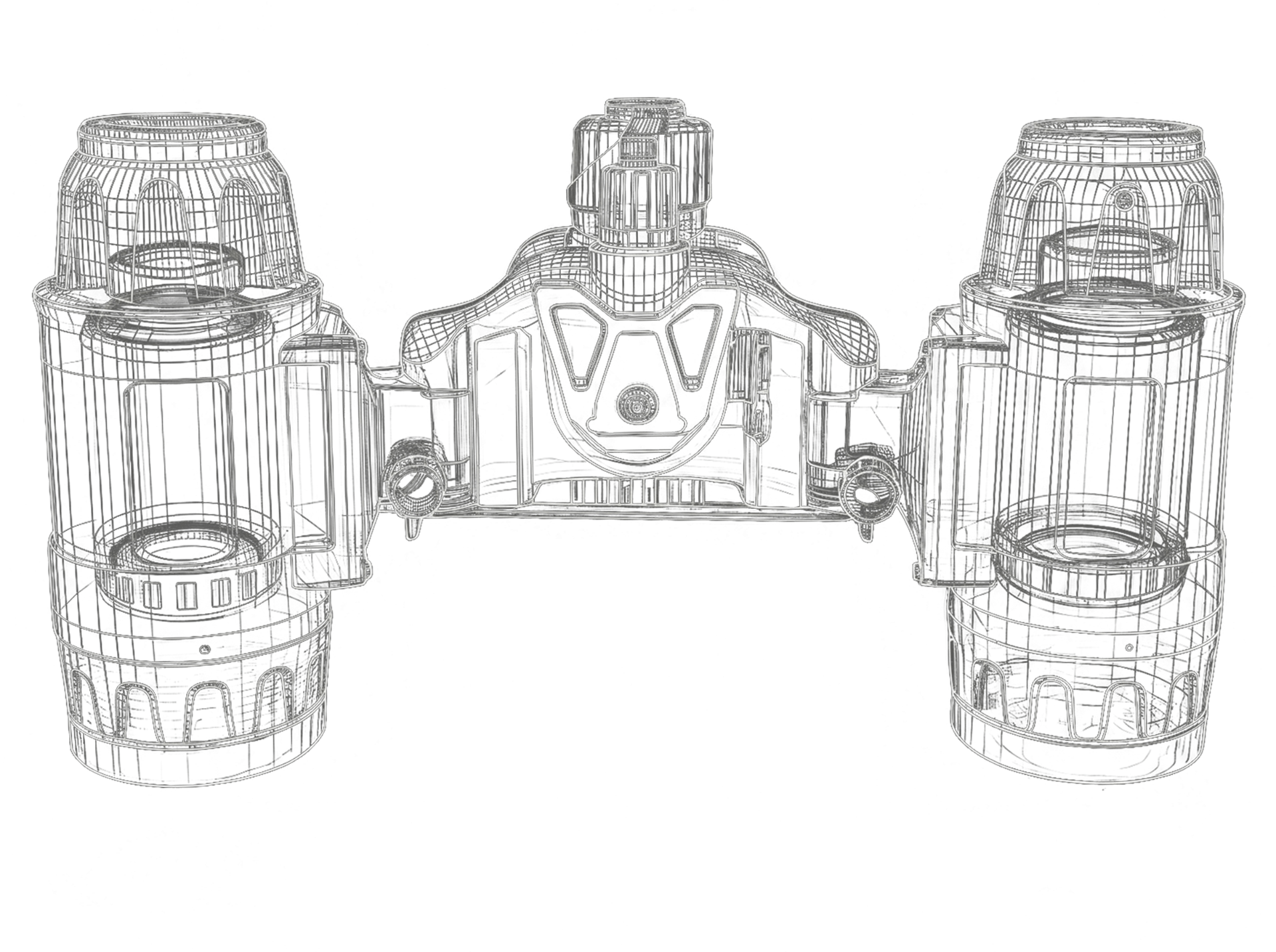 Night Operators PVS-31 PRO dual-tube night vision goggles